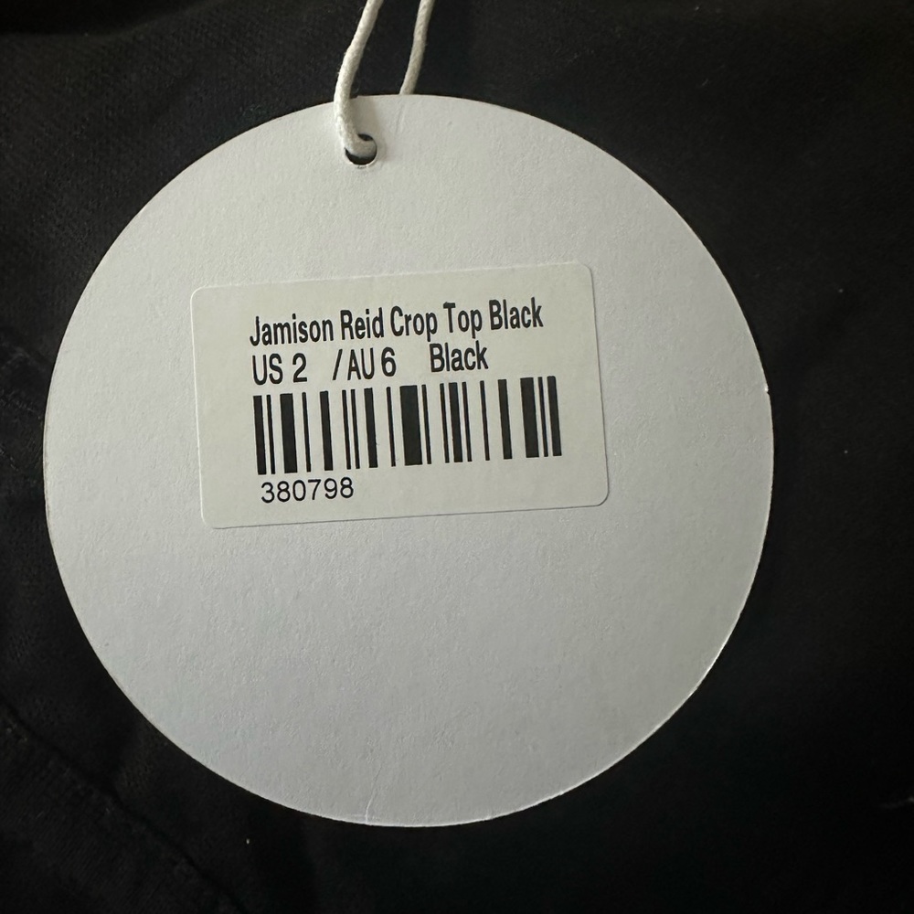 Princess Polly Jamison Reid Crop Top in the color Black - Picture 4 of 4